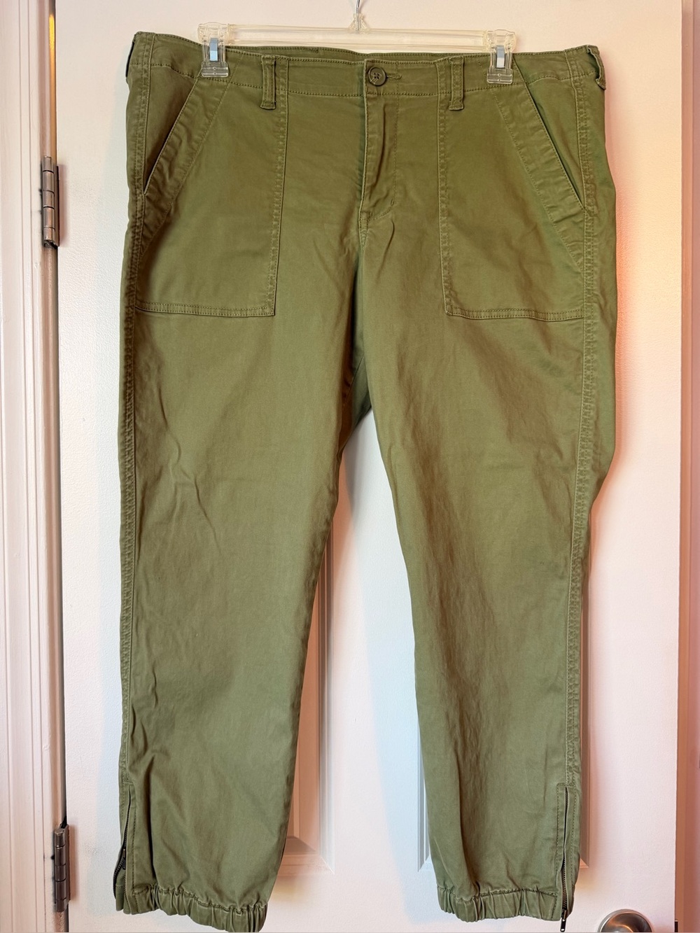 CAbi Olive Green Utility Cargo Pant
